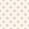 Vector minimalist seamless pattern with small star shapes, square.
