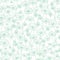 Vector mint green and white underwater seaweed plant texture drawing seamless pattern background. Great for subtle