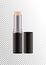 Vector mock up of realistic concealer or other makeup product in a twisting tube. Package of face skin corrective