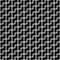 Vector modern abstract geometry tetris pattern. black and white seamless geometric background
