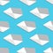 Vector modern flat email or envelope