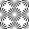 Vector modern seamless geometry pattern, black and white abstract