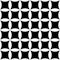 Vector modern seamless geometry pattern floral, black and white abstract