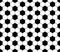 Vector modern seamless geometry pattern football, black and white