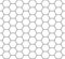 Vector modern seamless geometry pattern hexagon, black and white honeycomb abstract