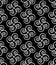 Vector modern seamless geometry pattern spirals, black and white abstract