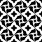 Vector modern seamless geometry pattern trippy, black and white abstract