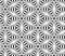 Vector modern seamless sacred geometry pattern trippy, black and white abstract
