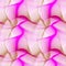 Vector moire repeatable pattern of pink and brown lines. Abstract chaotic texture for fabric design