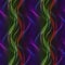 Vector moire seamless pattern of thin iridescent lines. Abstract multicolor texture for fabric or wallpaper design