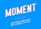 Vector moment typeface 3d bold typography