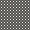 Vector monochrome geometric seamless pattern with crosses, small grid, lattice