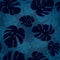 Vector monstera leaf pattern. Vector tropical summer illustration. Fashion vintage summer wallpaper Hawaiian backdrop.