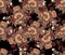 Vector Moody Florals seamless pattern