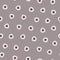 Vector Mosaic Abstract Dots in Warm Gray seamless pattern background.