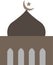 Vector of a mosque