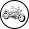 Vector motorcycle icon