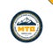 Vector mountain biking logo