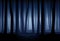 Vector mysterious scary misty dark forest landscape with silhouettes of trees