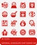 Vector National Chocolate Chip Cookie Day icon set
