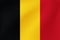 Vector national flag of Belgium. Background illustration tricolor national symbolics