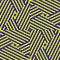 Vector neon green and purple geometric seamless pattern with stripes, lines