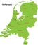 Vector Netherlands map