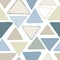 Vector neutral colored triangle seamless pattern
