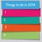 Vector New Year Resolution List template