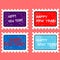 Vector new year stamp and postmark