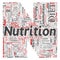 Vector nutrition health diet letter font N