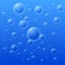 Vector ocean bubbles, aqua sea bubbles