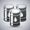 Vector oil barrels icon