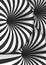 Vector Optical Illusion. Spiral Tunnel Hole Effect. Striped 3D Motion Lines