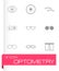 Vector optometry icons set