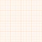 Vector orange inch graph paper seamless pattern