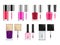 Vector packages for nail polish.