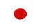 Vector Painted Japanese Flag, Background Template.