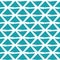 Vector painterly lattice braid weave seamless interlace pattern background.Macrame effect criss cross blue white