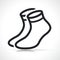 Vector pair of socks icon