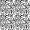 Vector paisley repeated pattern design