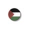Vector - PALESTINE Flag Paper Circle Shadow Button