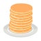Vector pancake stack