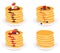 Vector pancake stacks