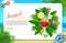 Vector paper cut tropical dream landing page website template