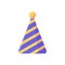 Vector party hat. colorful conical hat For wearing in the New Year's party
