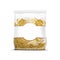 Vector Pasta Shells Packaging Template Isolated