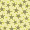 Vector pastel yellow corona seamless pattern background