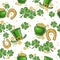 Vector Patrick`s Day Seamless Pattern