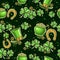 Vector Patrick`s Day Seamless Pattern